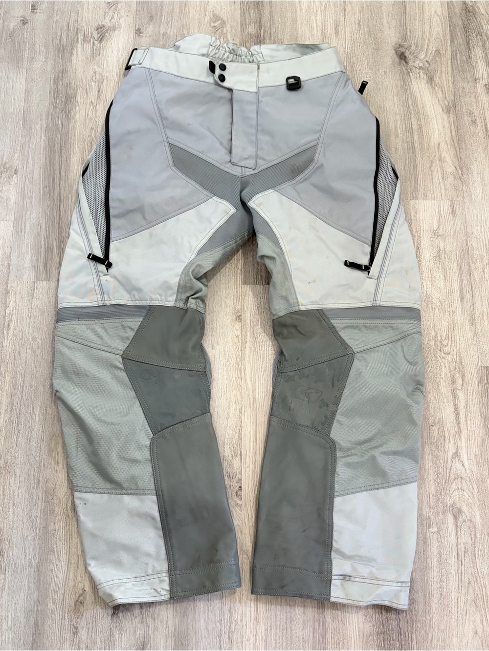KLIM Dakar Motorcycle Pants Mens Size 36 Grey EUC OFF ROAD DIRTBIKE MOTOCROSS